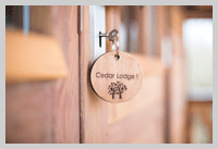 step inside a luxury cedar lodge